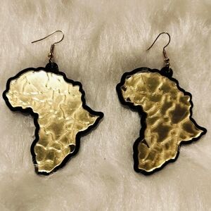 2.5 Inch Africa Earrings